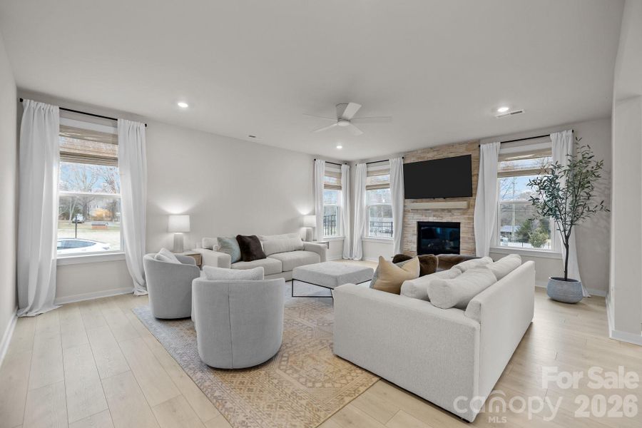 Furnished interior view inside a new home in , Mint Hill (Image 5).