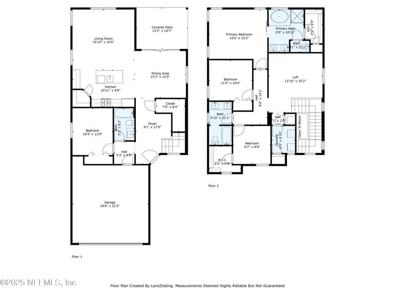 2D floor plan layout of this home in , St. Augustine, FL (Image 3).