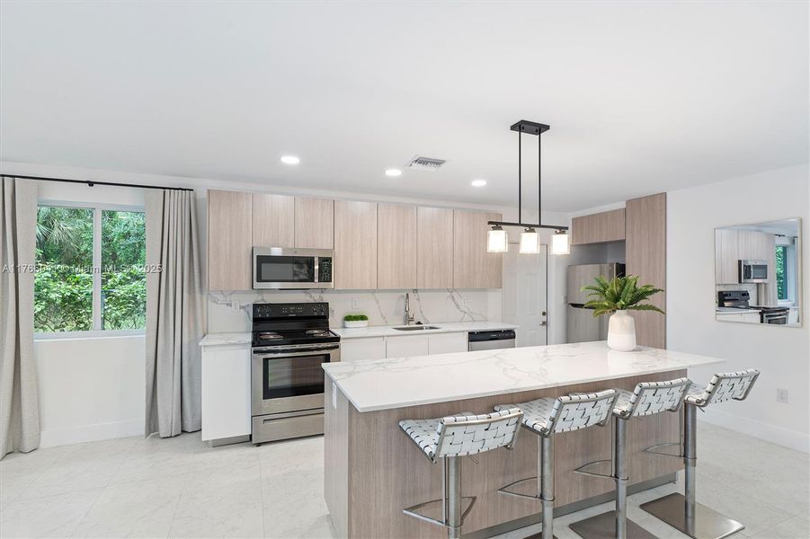 Furnished interior view inside a new home in , Fort Lauderdale (Image 27).