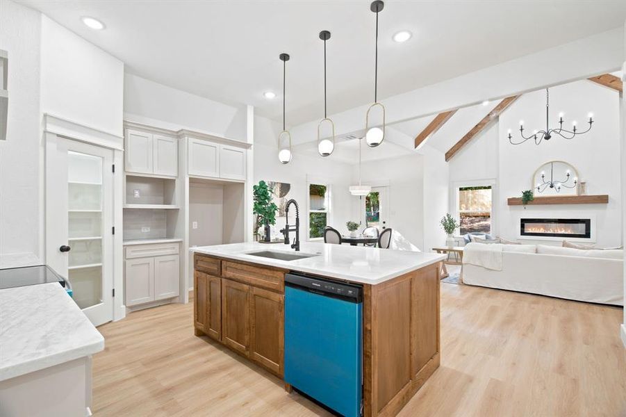 Furnished interior view inside a new home in , Fort Worth (Image 5).