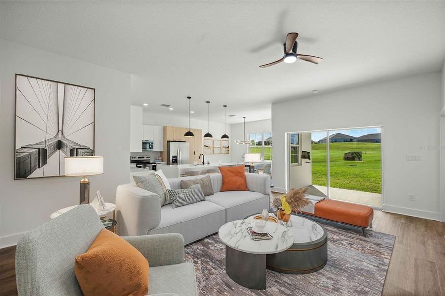 Furnished interior view inside a new home in , Beverly Hills (Image 7).