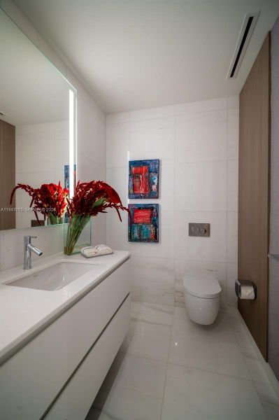 Furnished interior view inside a new home in , Miami (Image 20).