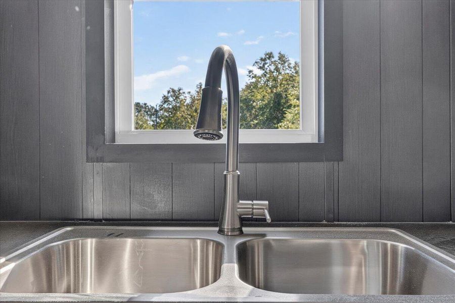 Close-up of interior finishes inside a home in , Cross (Image 13).
