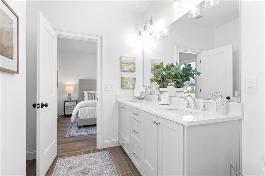 Furnished interior view inside a new home in Stillwood, Hapeville (Image 10). Furnished interior view inside a new home in Stillwood, Hapeville (Image 10).