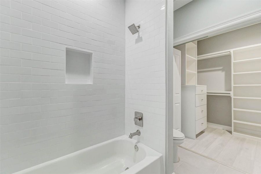 Furnished interior view inside a new home in , Houston (Image 8).