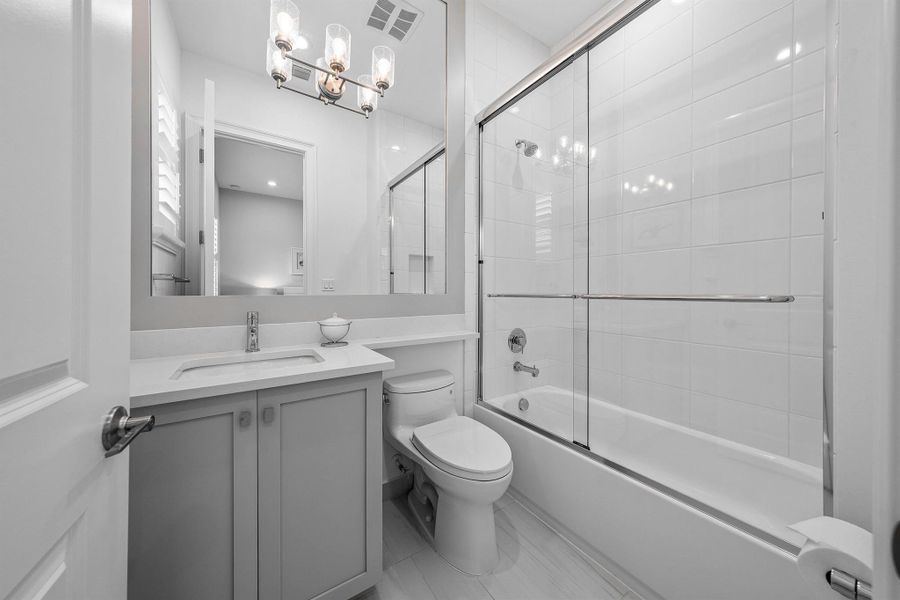 Furnished interior view inside a new home in Valencia Grand, Boynton Beach (Image 33). Furnished interior view inside a new home in Valencia Grand, Boynton Beach (Image 33).