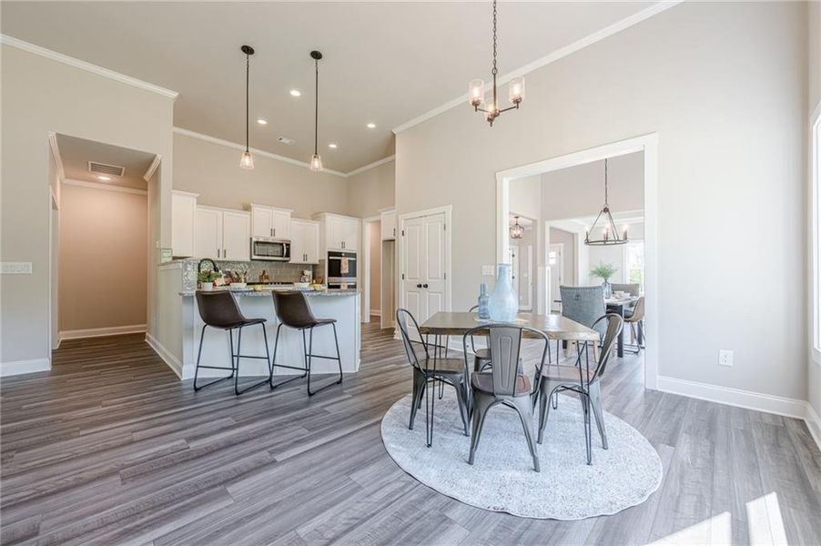 Furnished interior view inside a new home in , Covington (Image 4).