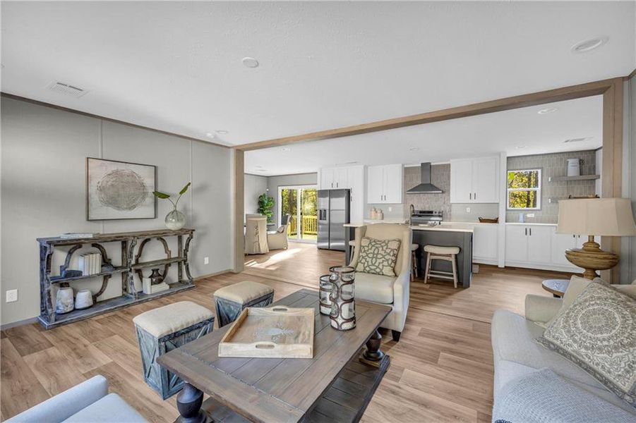 Furnished interior view inside a new home in , Ball Ground (Image 14).