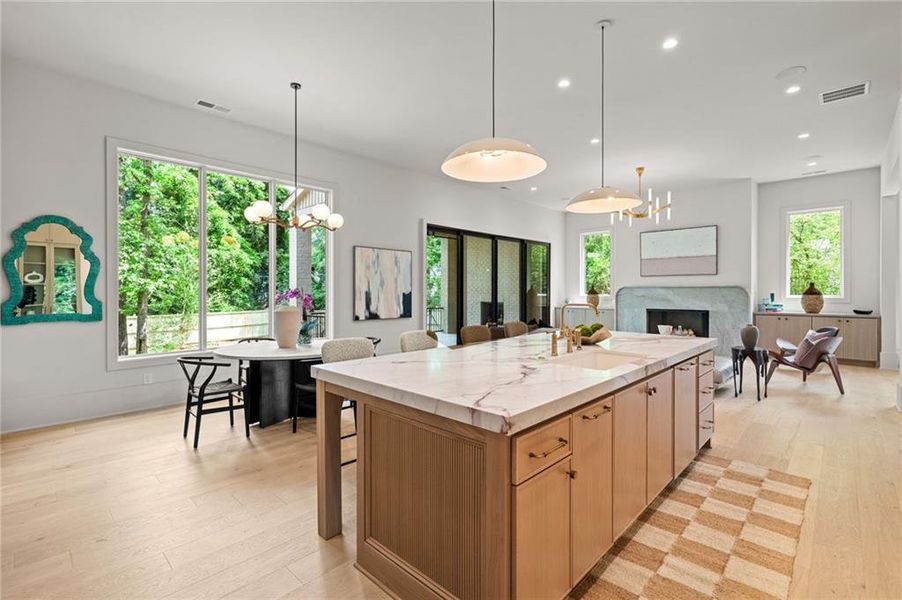 Furnished interior view inside a new home in , Alpharetta (Image 11).