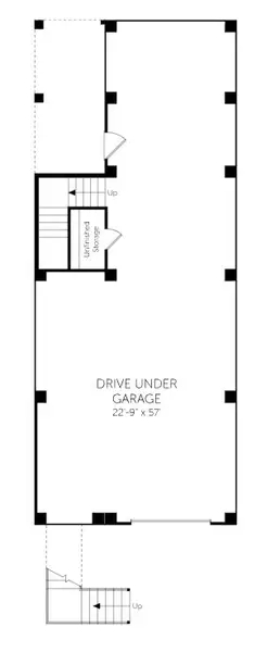 2D floor plan layout for the McArthur - Single Family Homes by Dream Finders Homes in Heron Preserve, Hanahan, SC (Image 3).