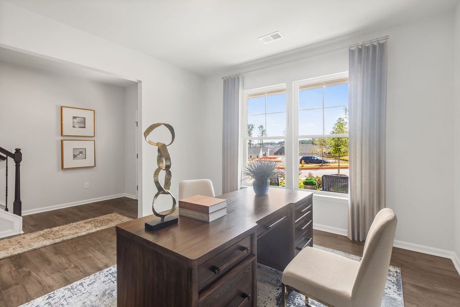 Furnished interior view inside a new home in Bridgeport Single Family Homes, Greenville (Image 7).