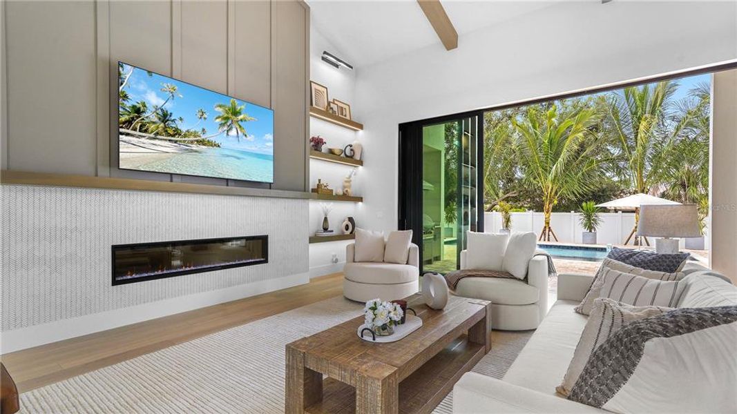 Furnished interior view inside a new home in , Sarasota (Image 26).