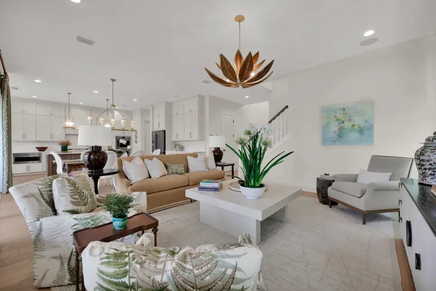 Representative furnished interior of a home built from the Scarlett by Riverside Homes in Mariposa at EverRange 50' Series, Jacksonville (Image 21).