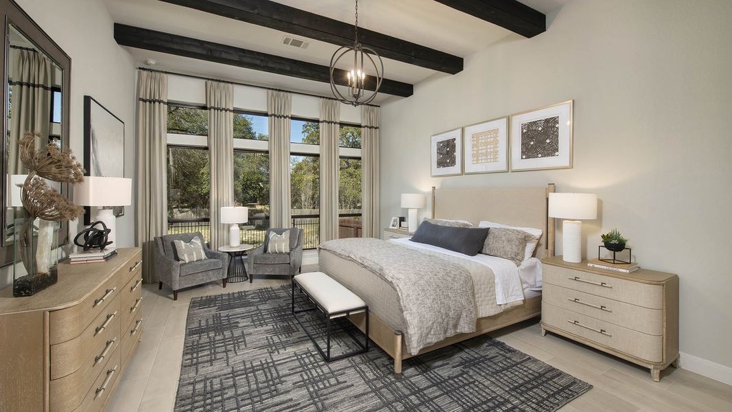 Representative furnished interior of a home built from the 4891W by Perry Homes in Santa Rita Ranch Tierra Rosa, Liberty Hill (Image 9).