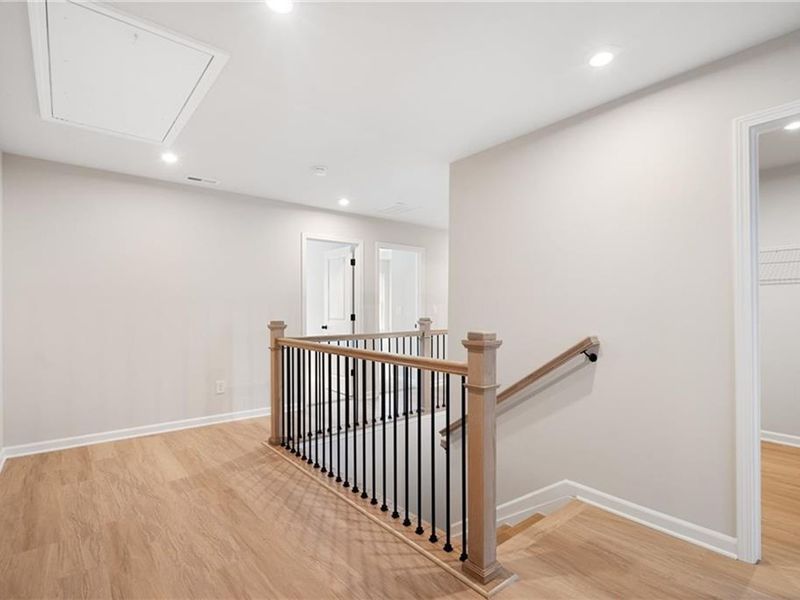 Spacious, unfurnished interior of a new home in The Village at Shallowford, Kennesaw (Image 21).