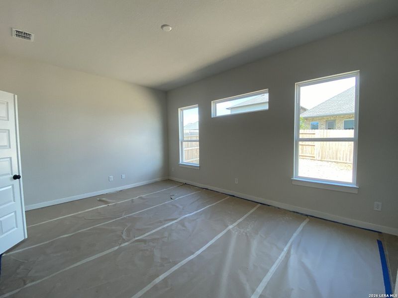 In-progress construction of a new home in Meyer Ranch, New Braunfels, TX (Image 25).