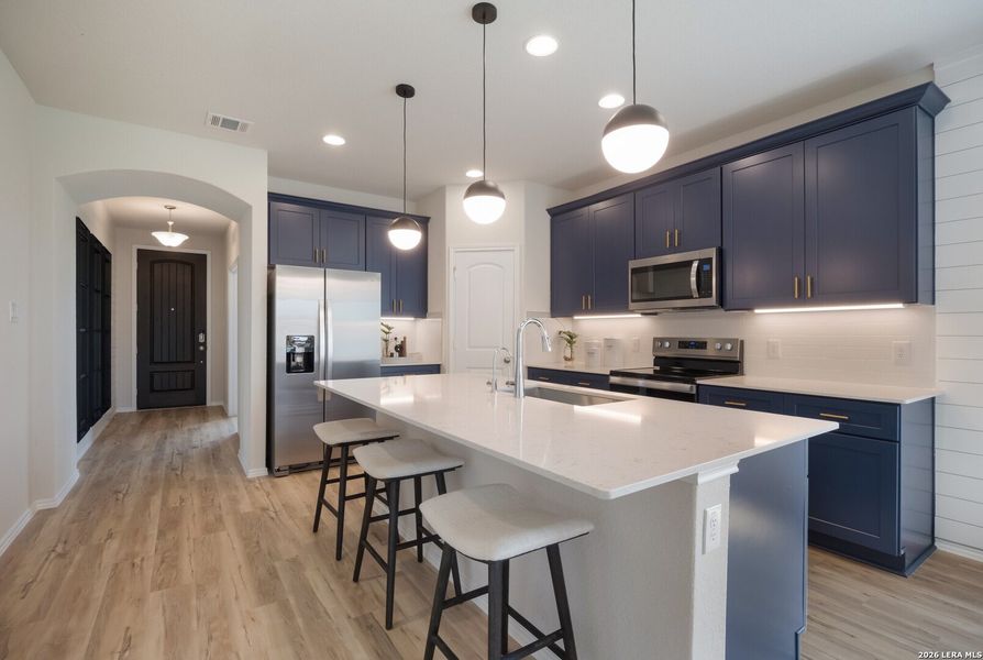 Furnished interior view inside a new home in Horizon Ridge, San Antonio (Image 23).