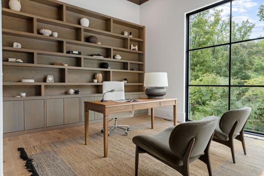 Furnished interior view inside a new home in , Atlanta (Image 17).