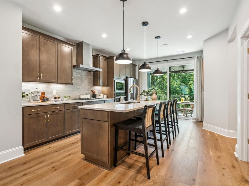 Representative furnished interior of a home built from the Hudson by Tri Pointe Homes in Old Town Village, Waxhaw (Image 20).