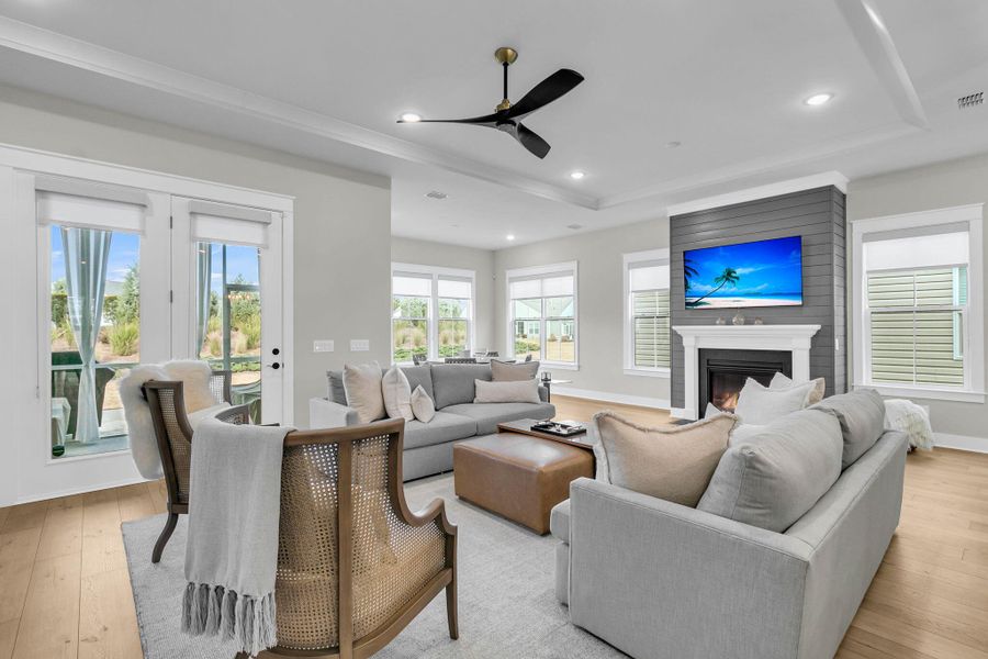 Furnished interior view inside a new home in , Summerville (Image 15).