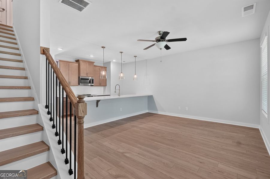 Spacious, unfurnished interior of a new home in The Cottages at East Lanier, Fayetteville (Image 10).