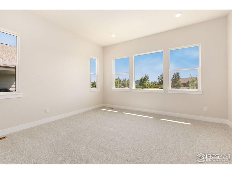 Spacious, unfurnished interior of a new home in Festival at RainDance, Windsor (Image 13).