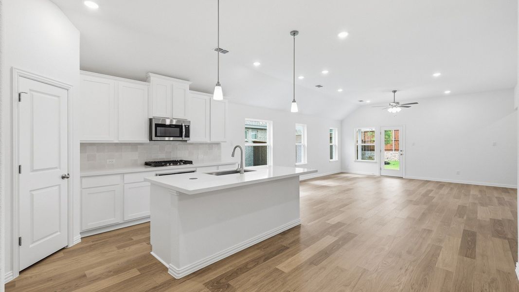 Furnished interior view inside a new home in Anna Ranch, Anna (Image 15).