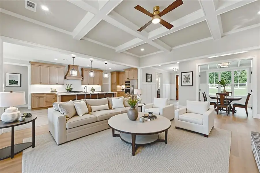 Furnished interior view inside a new home in , Ball Ground (Image 7).