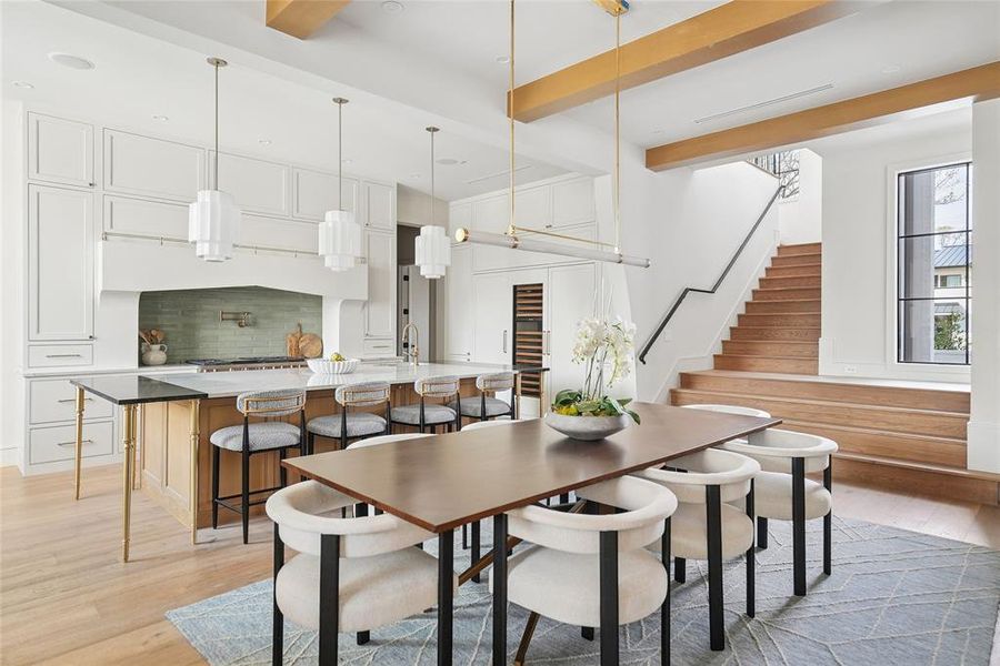 Furnished interior view inside a new home in , Dallas (Image 15).