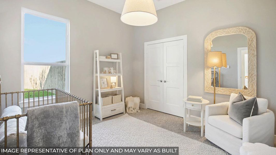 Representative furnished interior of a home built from the Sonoma by D.R. Horton in Riverside Estates, Mont Belvieu (Image 17).