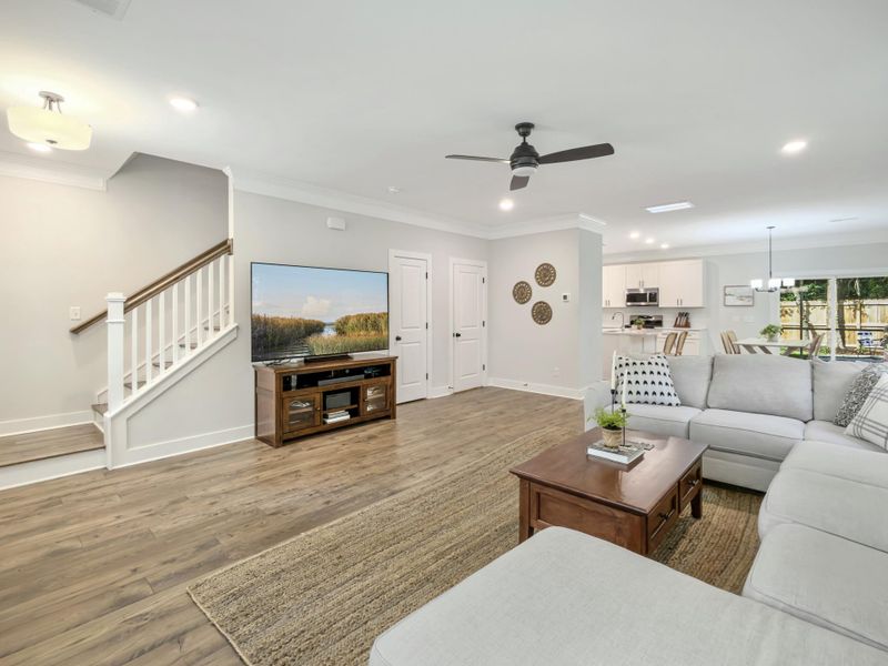 Furnished interior view inside a new home in , James Island (Image 47).