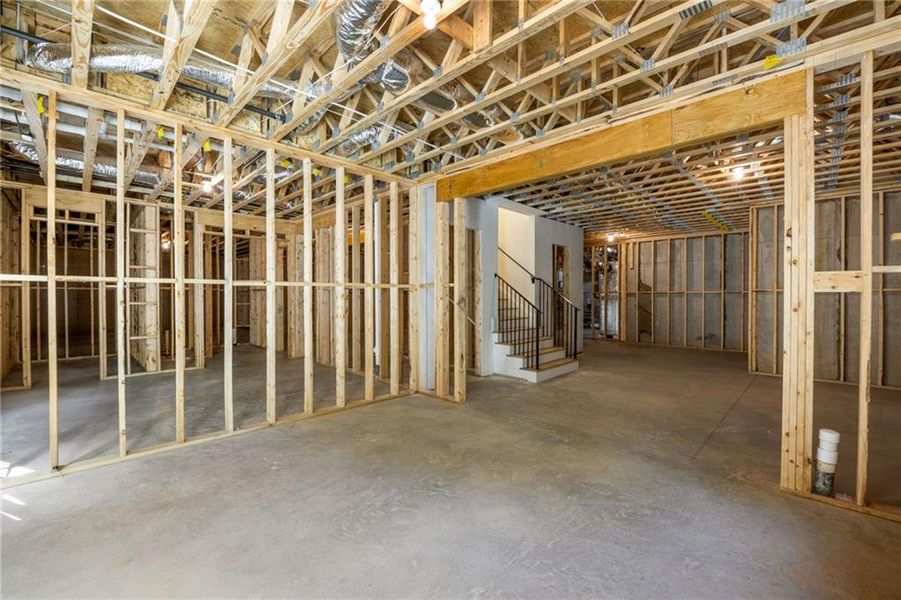 In-progress construction of a new home in , Sandy Springs, GA (Image 23).