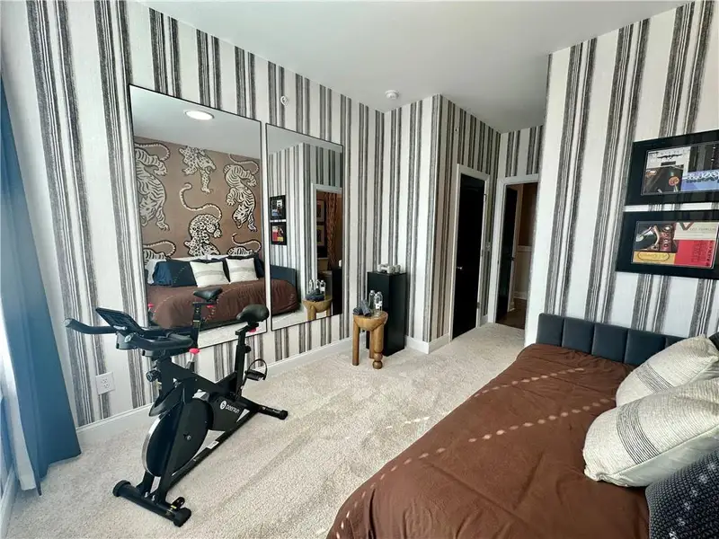 Furnished interior view inside a new home in Market Square at Sawnee Village, Cumming (Image 20).