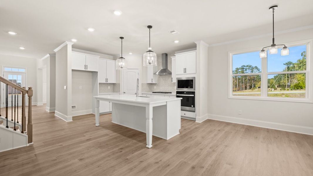 Representative furnished interior of a home built from the WINDSOR by D.R. Horton in Butner Estates, South Fulton (Image 9).