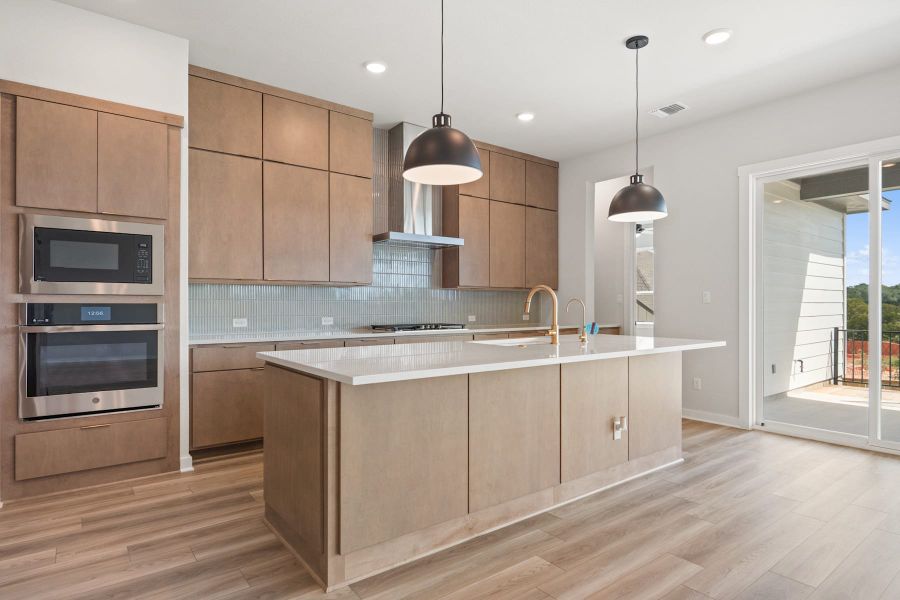 Furnished interior view inside a new home in Lariat, Liberty Hill (Image 9).