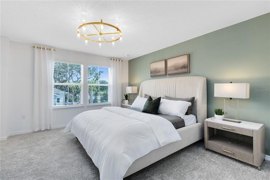 Furnished interior view inside a new home in The Cove at Nona Sound, Orlando (Image 22). Furnished interior view inside a new home in The Cove at Nona Sound, Orlando (Image 22).