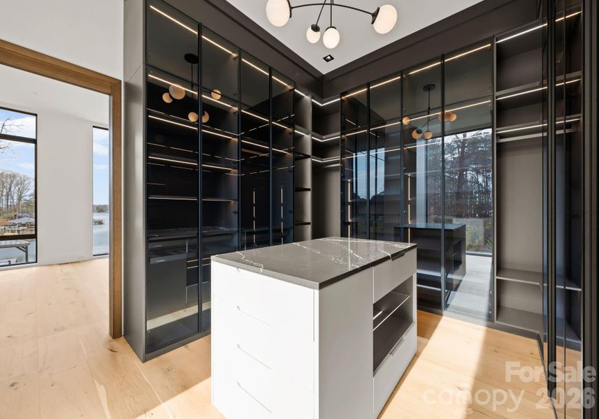 Primary closet. Primary closet.