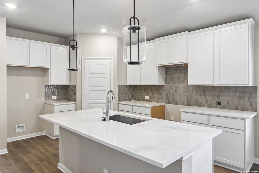 Furnished interior view inside a new home in Estancia Ranch - Premier Series, San Antonio (Image 10).