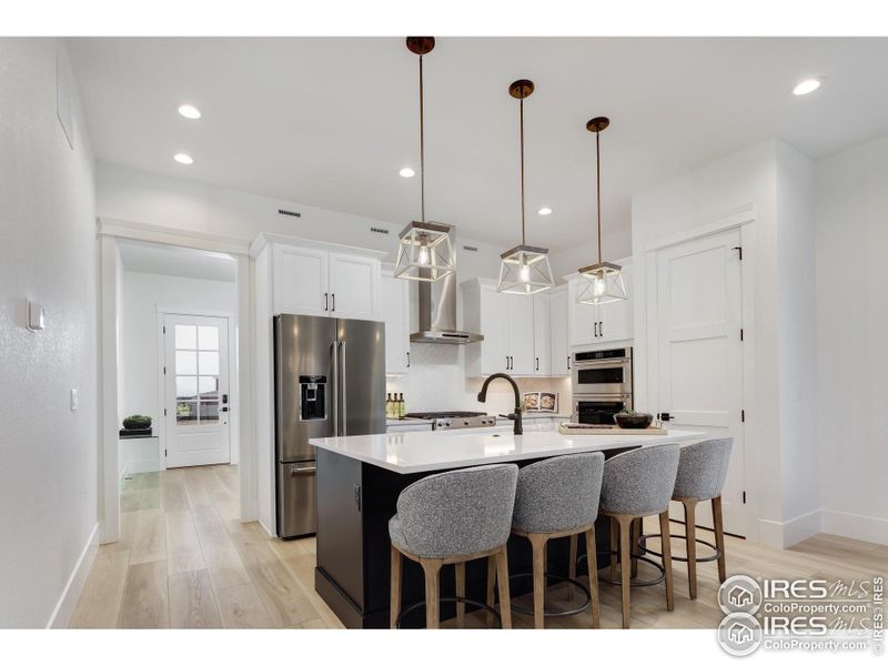 Furnished interior view inside a new home in Westerly, Erie (Image 6).