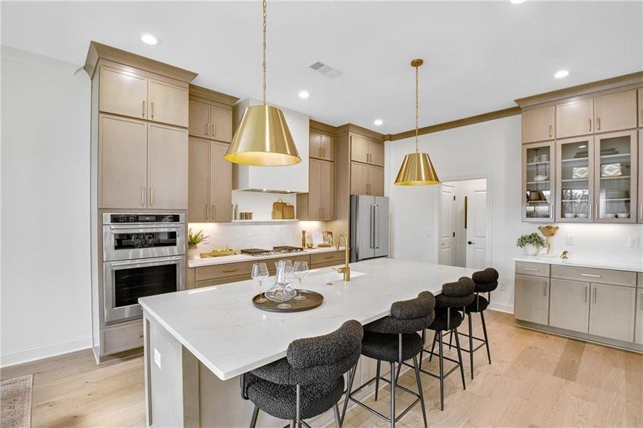 Furnished interior view inside a new home in Laurel View, Suwanee (Image 15). Furnished interior view inside a new home in Laurel View, Suwanee (Image 15).