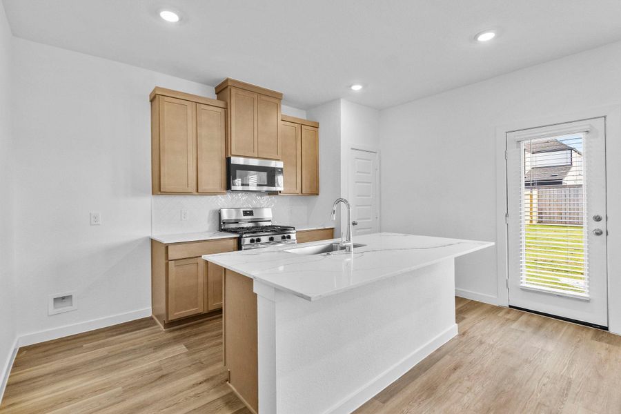 Furnished interior view inside a new home in Grand West, Houston (Image 8).