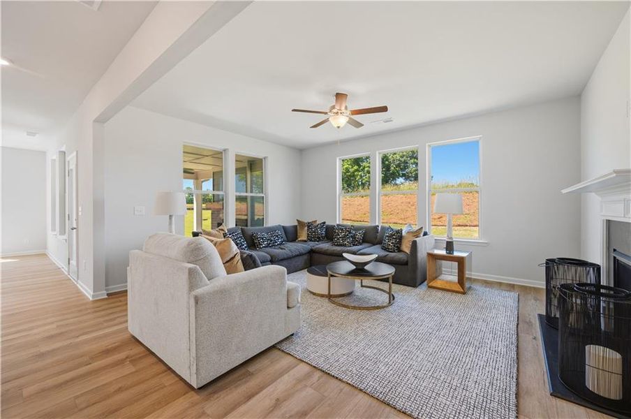 Furnished interior view inside a new home in Brighton, Locust Grove (Image 11).