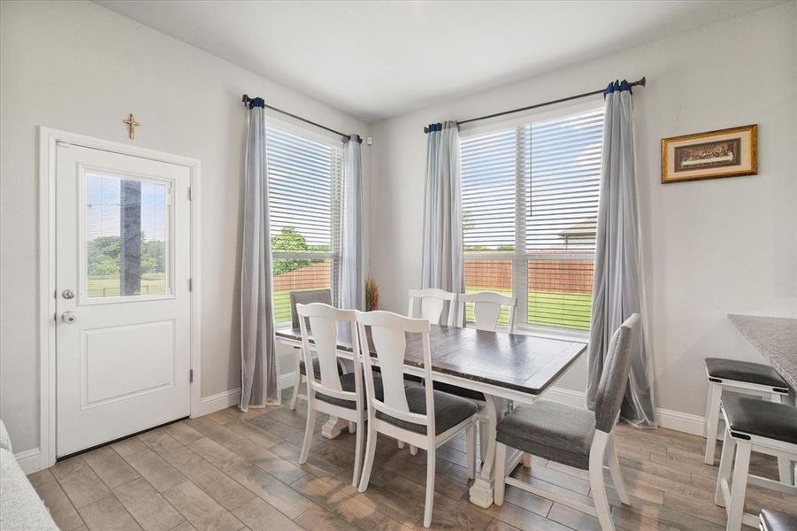 Furnished interior view inside a new home in Dove Creek, Midlothian (Image 14).