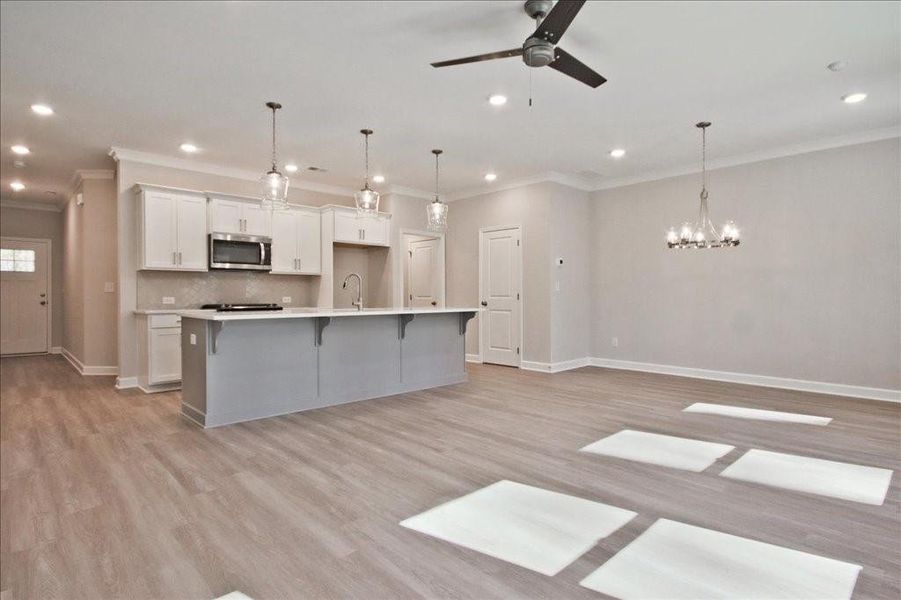 Spacious, unfurnished interior of a new home in River Walk Place, Lawrenceville (Image 19).
