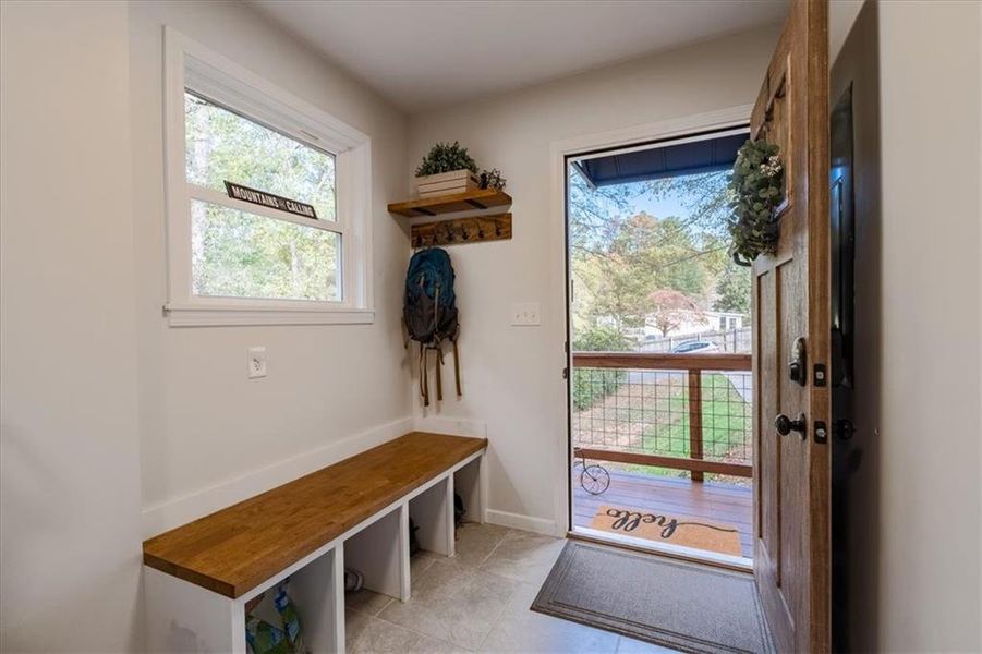 Furnished interior view inside a new home in , White (Image 10). Furnished interior view inside a new home in , White (Image 10).