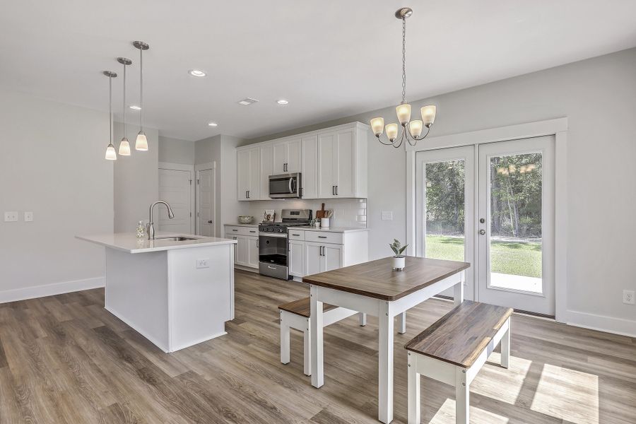 Furnished interior view inside a new home in , Dorchester (Image 7).