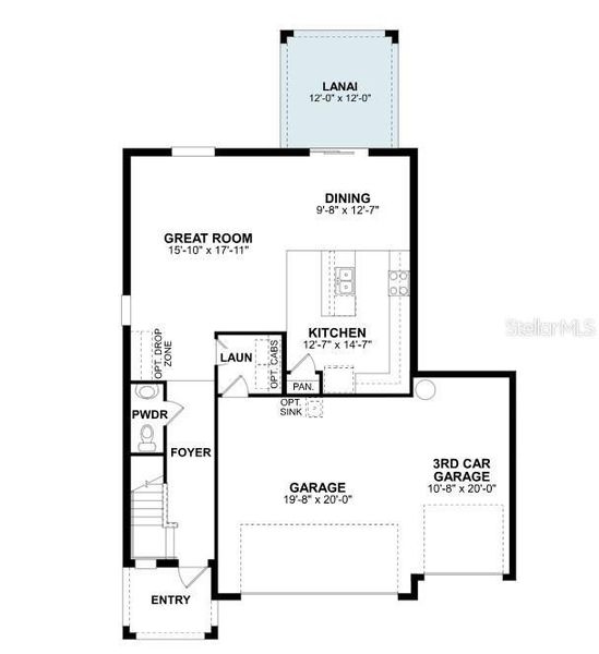 2D floor plan layout of this home in Brighton, Venice, FL (Image 2). 2D floor plan layout of this home in Brighton, Venice, FL (Image 2).