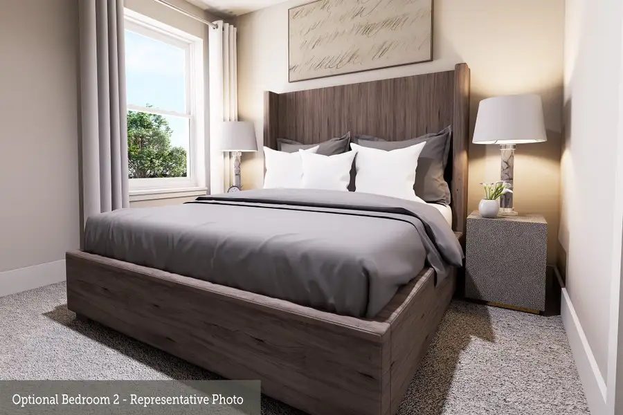 Representative furnished interior of a home built from the The Lilac by David Weekley Homes in Brookewater 45' Homesites, Rosenberg (Image 3).