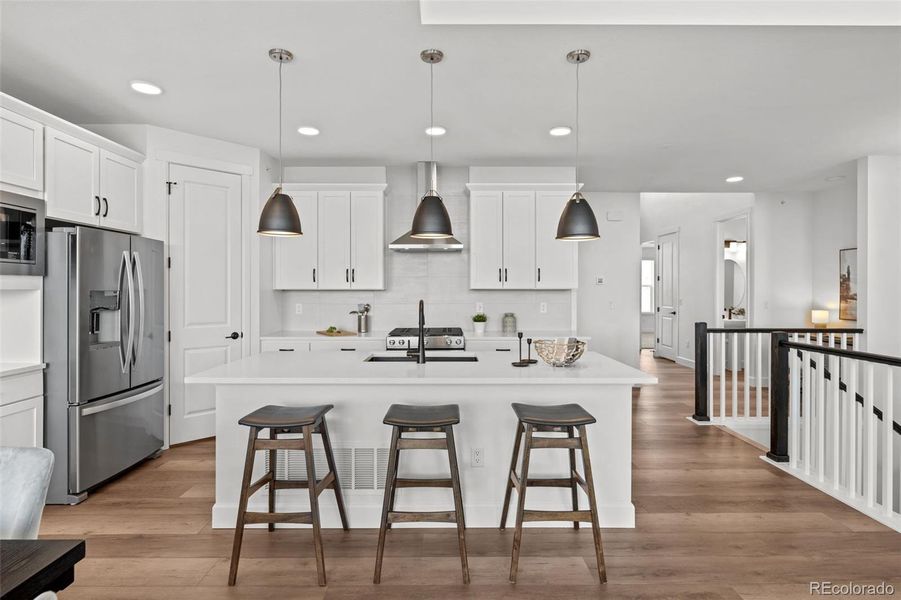 Furnished interior view inside a new home in Deer Creek, Littleton (Image 17).