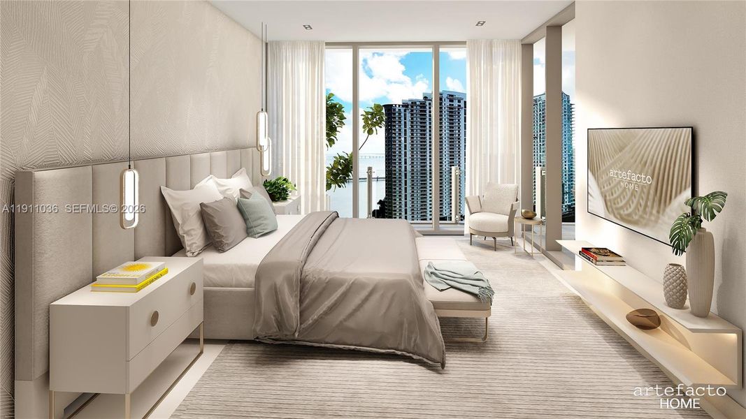Master Bedroom Rendering by Artefacto Master Bedroom Rendering by Artefacto